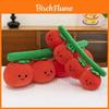 Cartoon Tomato Shaped Plush Pillow With Soft Cotton Filling For Home Decor And Gift