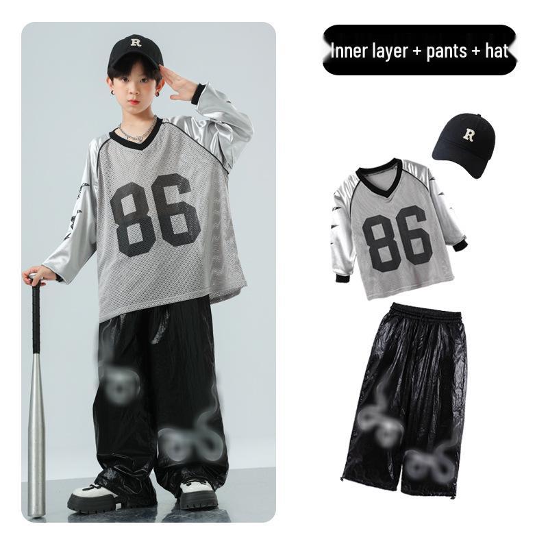 Abbigliamento Trendy Hip Hop e Jazz per Bambini - Stile Americano