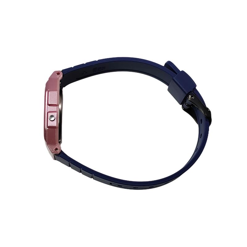 CASIO Customized watch modified series red mirror silver resin case life waterproof classic retro small square watch A158WA-1 A158WA-1
