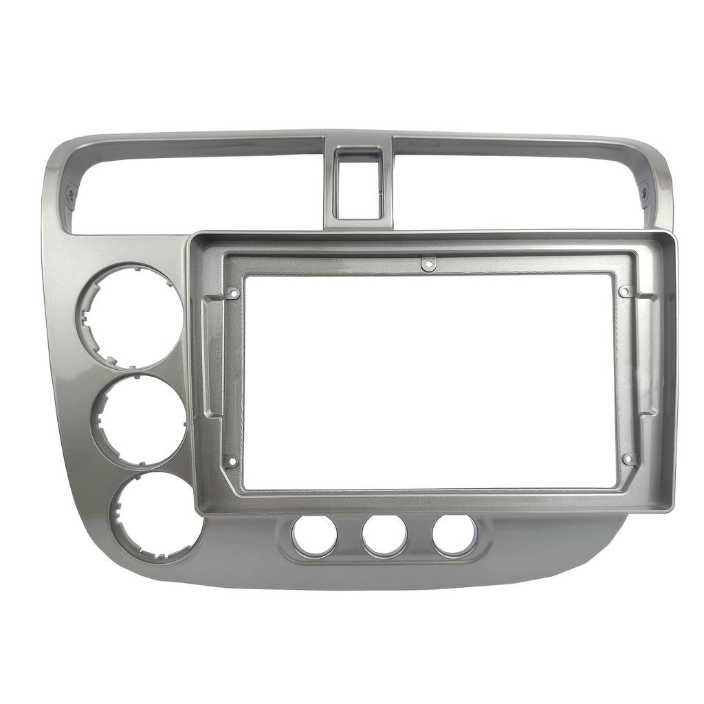 9 INCH Modified Panel for HONDA Civic 2001-2006 LHD MANUAL AC Dashboard Center Console Frame Panel Trim Cover
