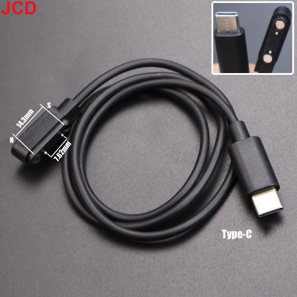 1PC Magnetic Charge Charging Cable For Smart Watch For 2/4Pin 2.5/2.8/3/4/7.62/8/9mm Distances USB Type-C Power Charger Cables