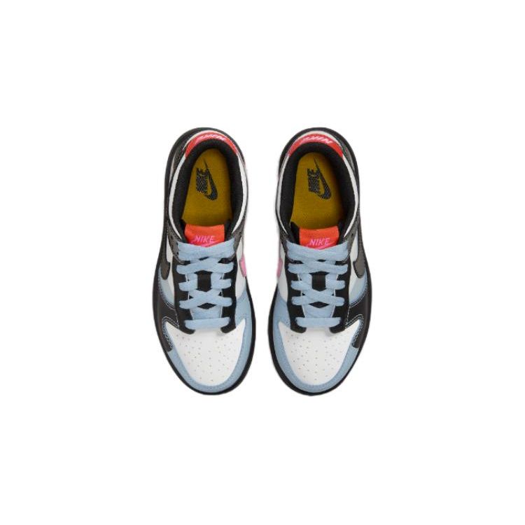 Nike Dunk Low PS Dance Kids Sneakers Multi-Color Summit-White Light-Armory-Blue FJ2687-100