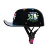 U2JA Baseball Cap Helmet Motorcycle Vintage Retro Helmets Summer Open Face Scooter Cruiser Chopper Gangster for Men Women Kid