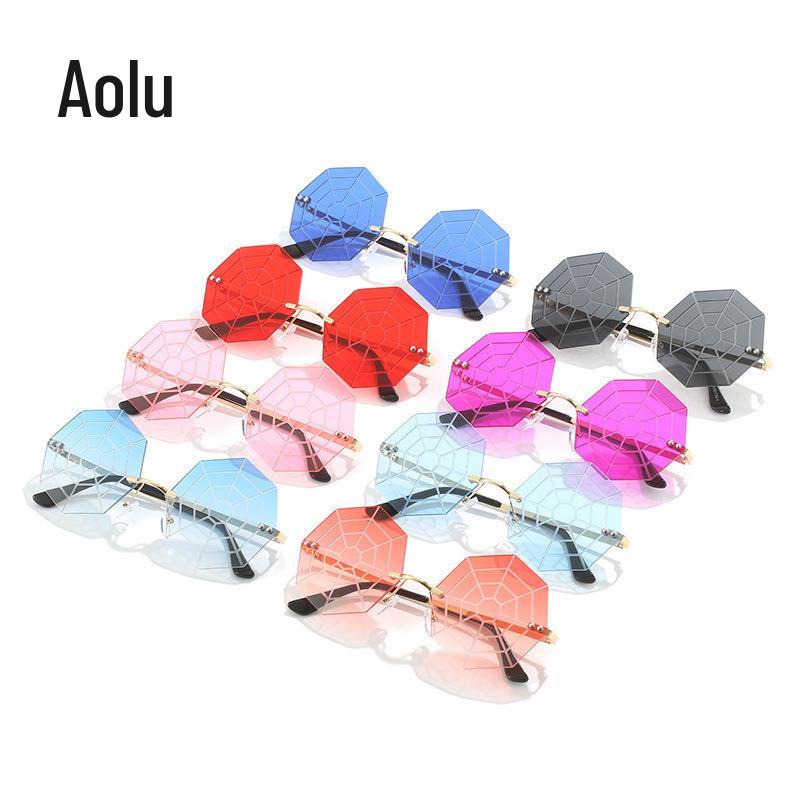 

2025 Spiderweb Goofy Sunglasses: Trendy European & American Women s Street Style Shades.