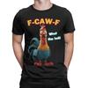 Herren Lustiges Huhn F-Kräh-F Was zum Teufel T-Shirt Geflügel Humor 100% Baumwolle Oberteile Lustiges Kurzarm-T-Shirt Druck T-Shirt