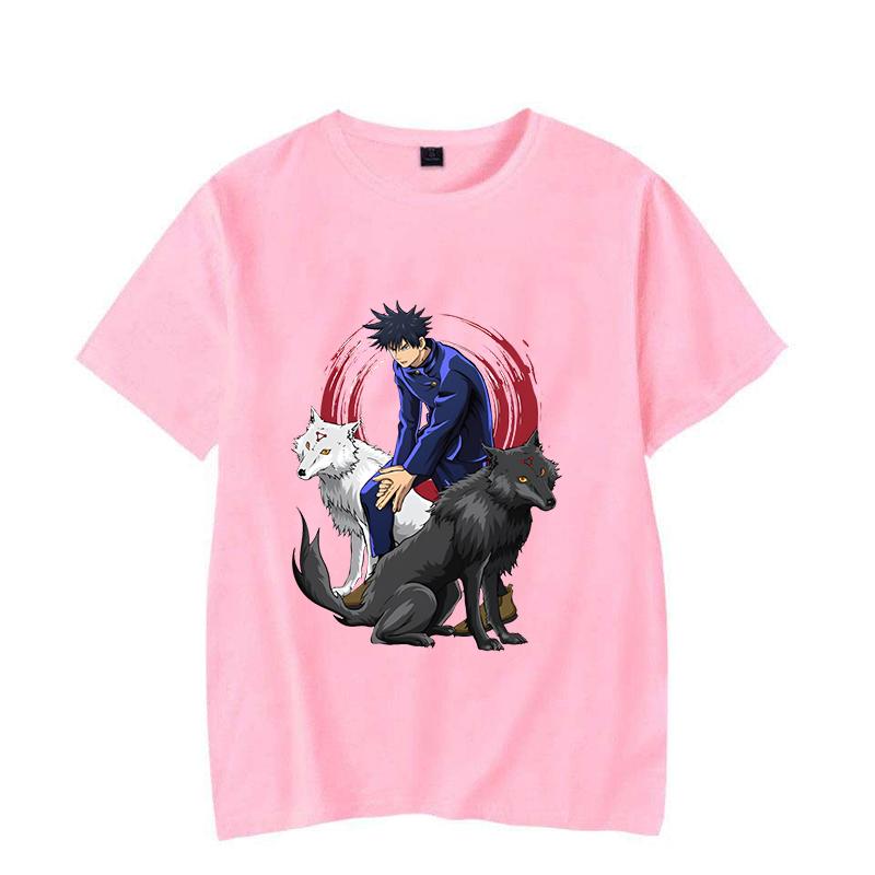 New Fushiguro Megumi Print Short Sleeve T Shirts Men Men Shirts Summer Short Sleeved Anime T-shirts Comfy Soft Shirts Loose Tops
