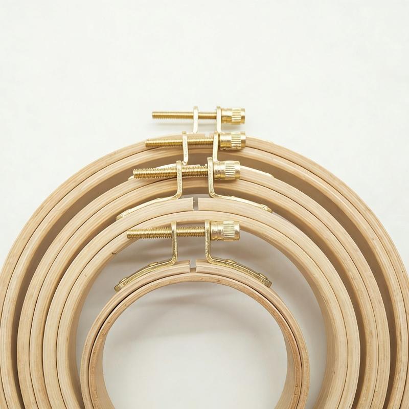 Wood Craft Hoop Ideal For Crosses Stitching Sewing And Punch Needle Embroidery Works