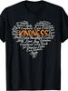 Be Kind Teacher World Kindness Day T-Shirt 100% Cotton O-Neck Short Sleeve Summer Casual Mens T