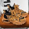 New Luxury Men's Patchwork Casual Sneakers Comfortable Platform Shoes Designed Height Increasing Sneakers Men Casual Sports Shoe