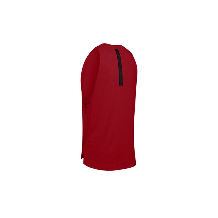 Under Armour Baseline Basketball Tank Top Men Sportswear Red 1326707-600