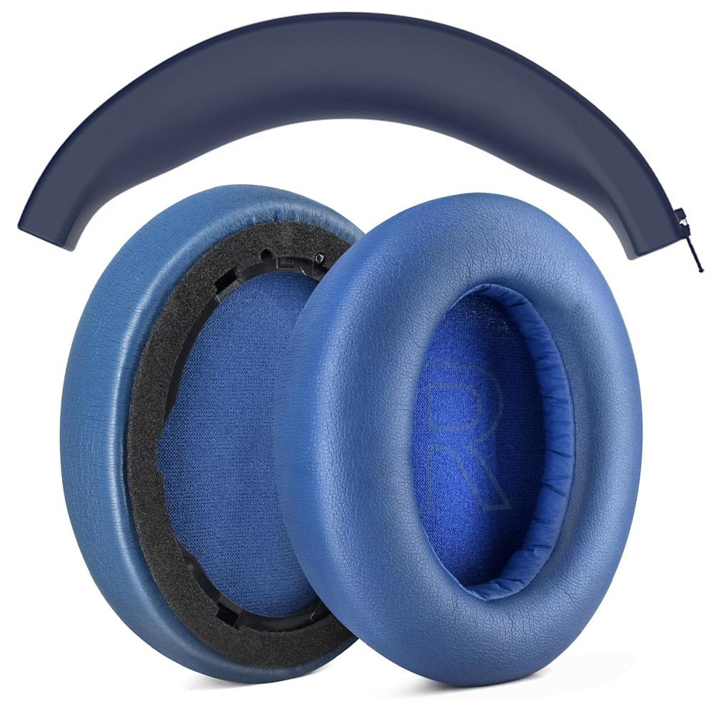 Earphone Pads for Anker Soundcore Life Q20 BT Replacement Pink Earpads Headphones Earmuffs Mesh Memory Covers Sponge Protein