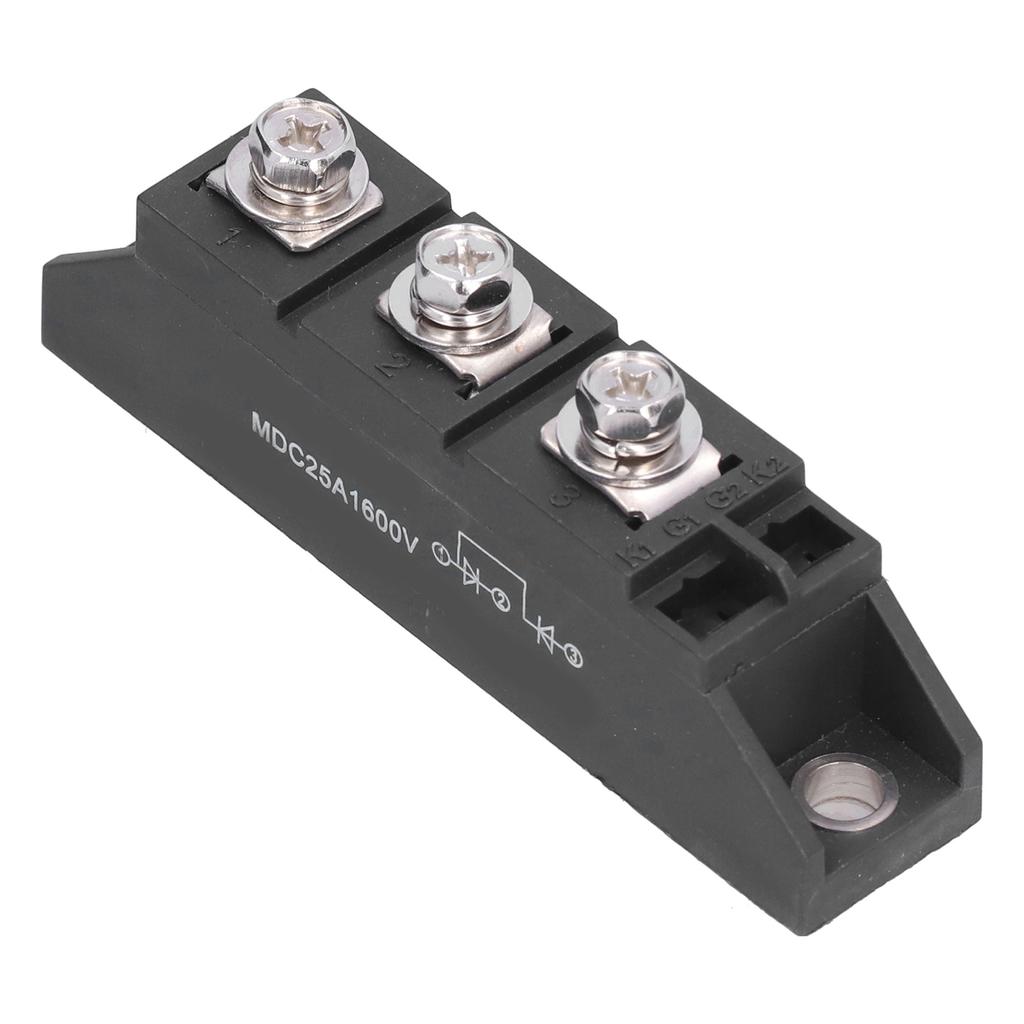 Gleichrichtermodul 3 Anschlüsse Gleichrichtung Stromkreis Steuerzubehör MDC25A 1600V