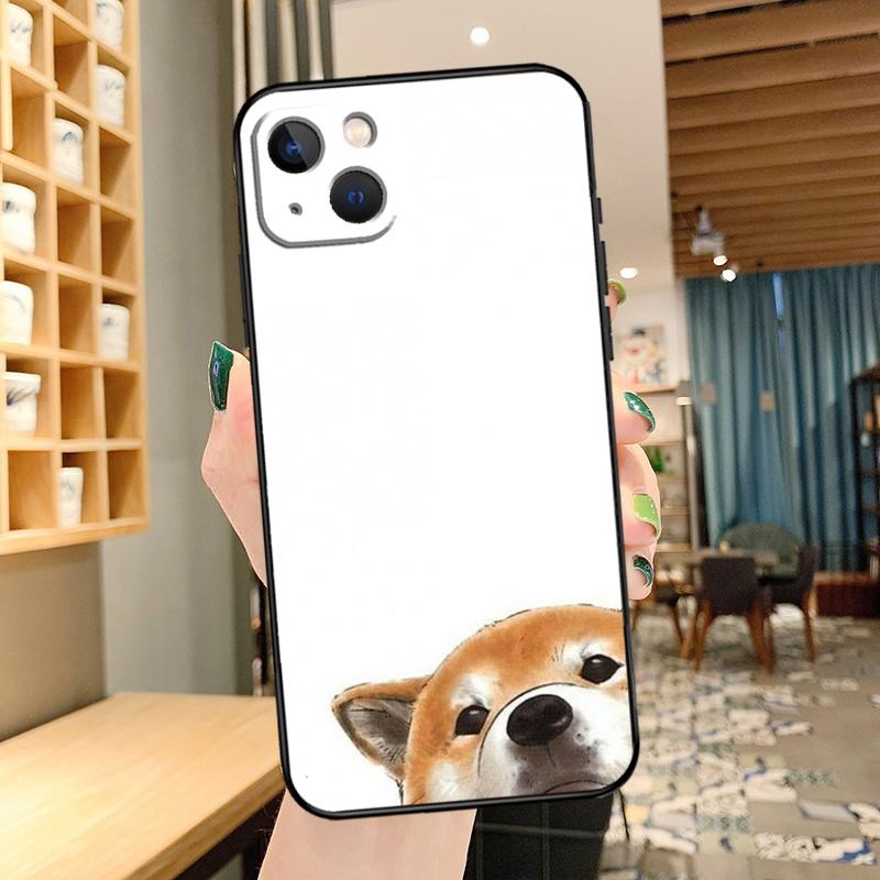 

Animal Shiba Inu Dog Phone Case For iPhone 16 17 Pro Max 14 13 12 11 15 Pro Max mini 15 16 Plus 16e 17 Air Cover iPhone 16e