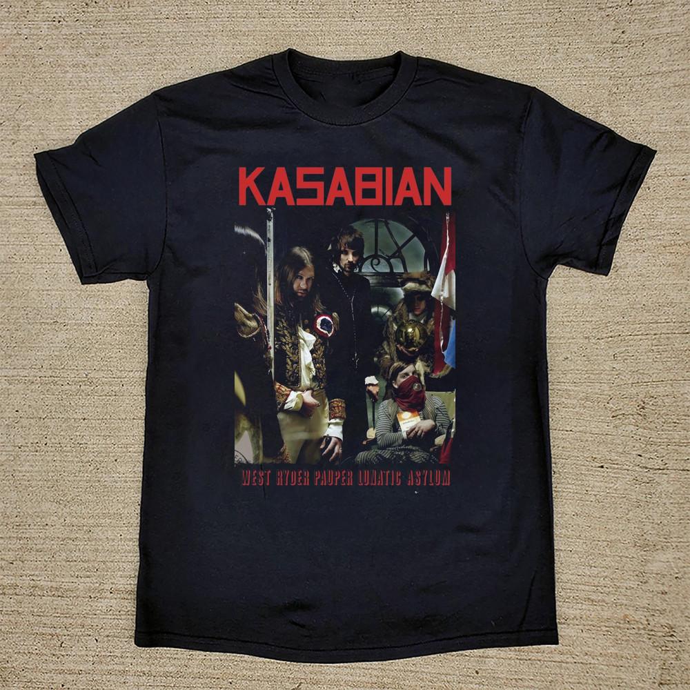 

NEW RARE Kasabian Band Black Cotton Shirt Full size S5XL T103 Unisex T-Shirt XXXXL