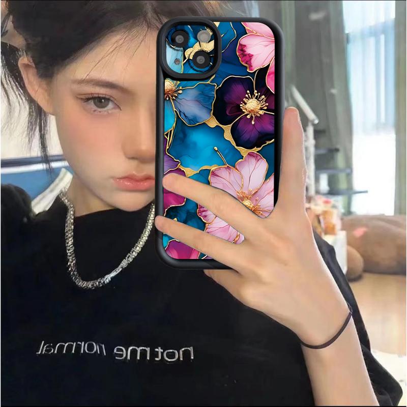 Vintage Floral Pattern Soft TPU Phone Case for Xiaomi Poco X7 X6 X5 X3 M6 F5 F6 F7 Pro 5G Shockproof Candy Silicone Bumper Cover