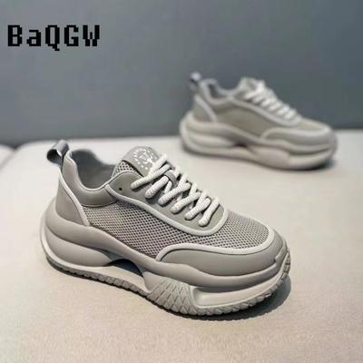 Chunky Sneakers Men Cover Bottom Luxury Board Shoes Fashion Casual Mesh Breathable Increased Internal Platform Running Shoes