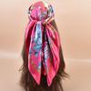 2025 New 90*90cm Silk Satin Hair Scarf Women Handkerchief Printed Female Square Head Bandana Small Neck Muffler Hijab Lady Girl