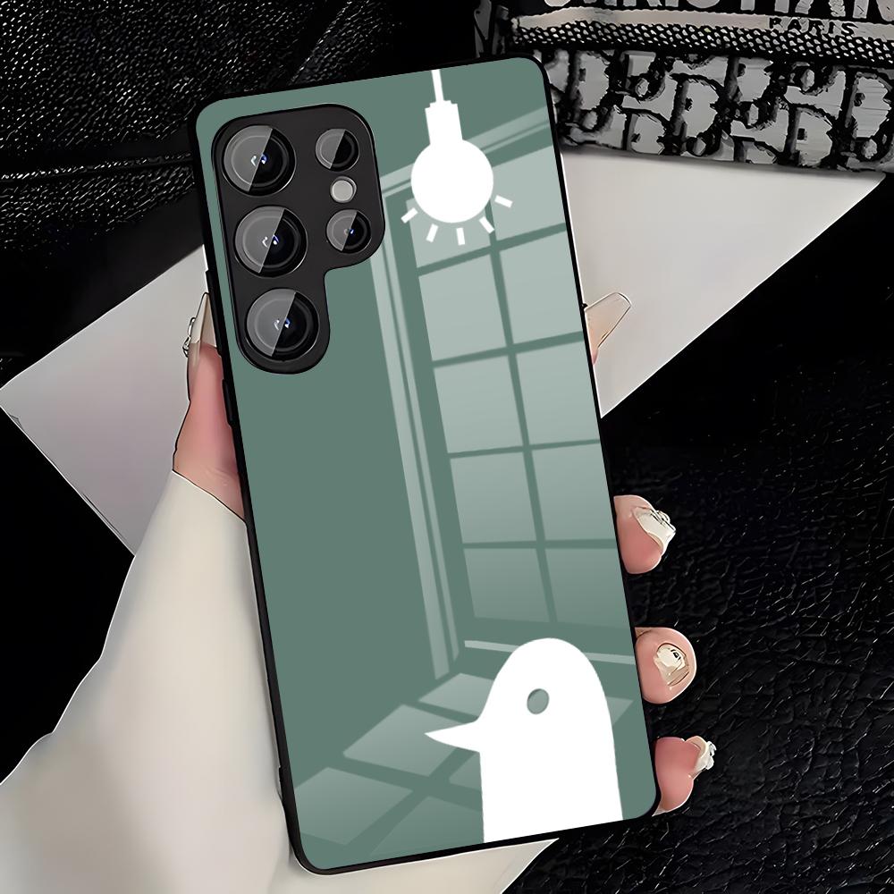 Goodnight Punpun Phone Case For Samsung A25 A13 A33 5G A54 A36 A35 A56 A52 A14 Shockproof Glass Cover