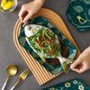 Di Ruien Ceramic Double-Handle Rectangular Fish & Serving Plate
