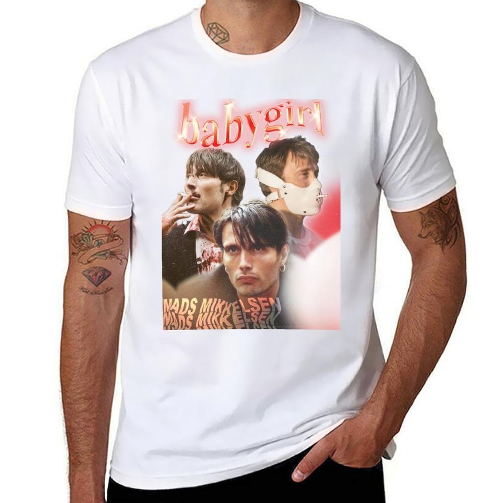 Mads Mikkelsen Babygirl Tshirt T Shirts For Unisex Pack White Essential T Shirt Tshirt