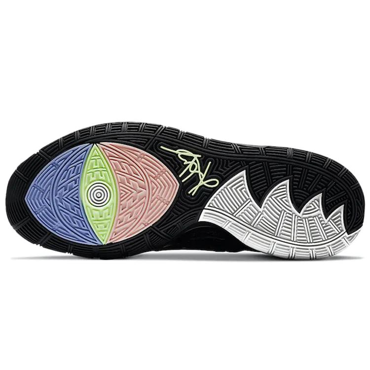 Nike Kyrie 6 'Asia Irving - Black' (Unisex) Black / Multi-Color Basketball Shoes CD5031 001