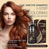 Herbal Black/Brown Hair Dye Shampoo 3 In 1 for Gray Hair, Instant Hair Color Shampoo for Women & Men, Black/Brown Hair Shampoo for 100% Grey Coverage