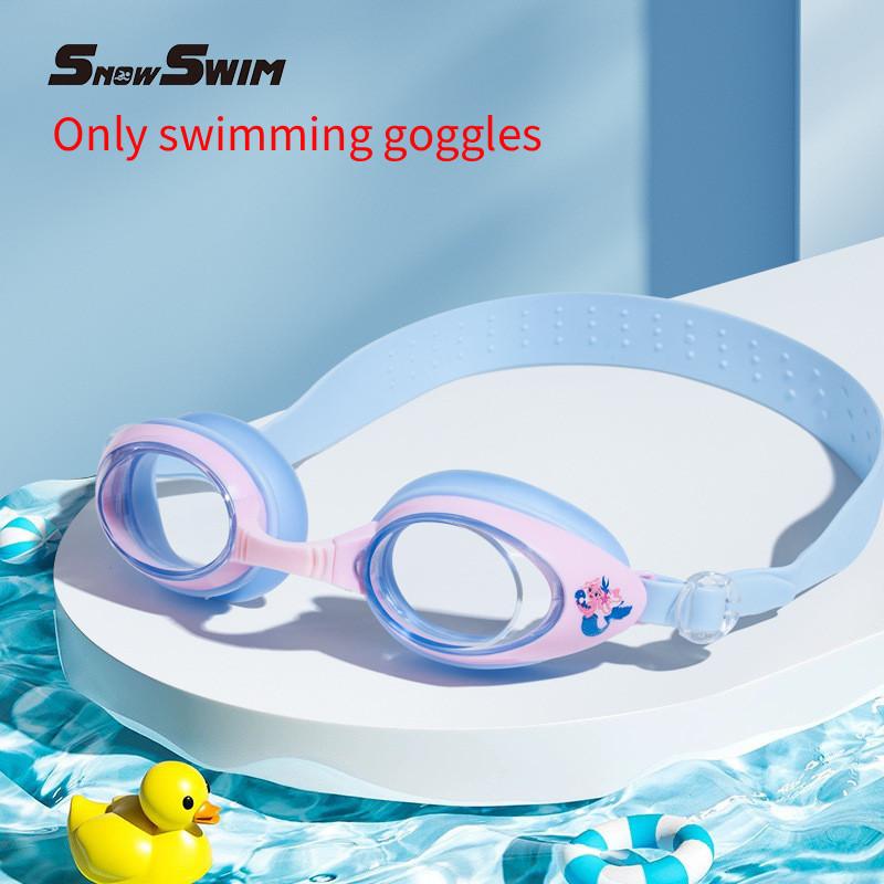 

Kids Pool Goggles With Hd Pc Lenses And Silicone Hat For Safe Water Play Style E