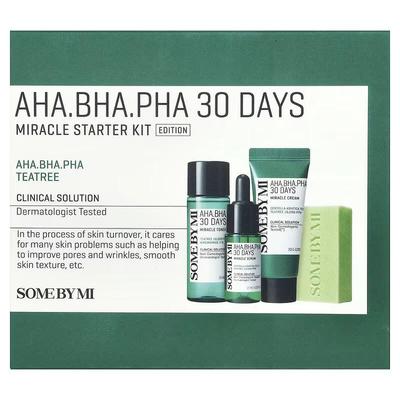 KIT DE INICIO MILAGROSO DE 30 DÍAS AHA-BHA-PHA (4 componentes), Hidratante, Cosmética coreana, Kbeauty, muestra