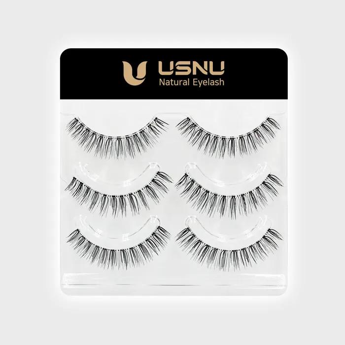 

Earth & U Накладные ресницы UE-10 Черные (3 комплекта)