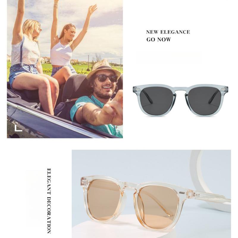 Women's sunglasses, men's and women's fashion square sunglasses