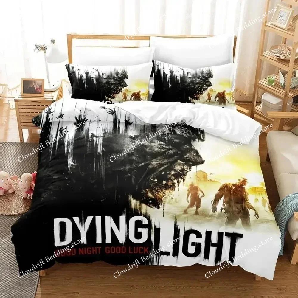 New DYING LIGHT 2 Bedding Set Single Twin Full Queen King Size Bed Set Adult Kid Bedroom Duvet cover Sets 3D Print Game Anime026