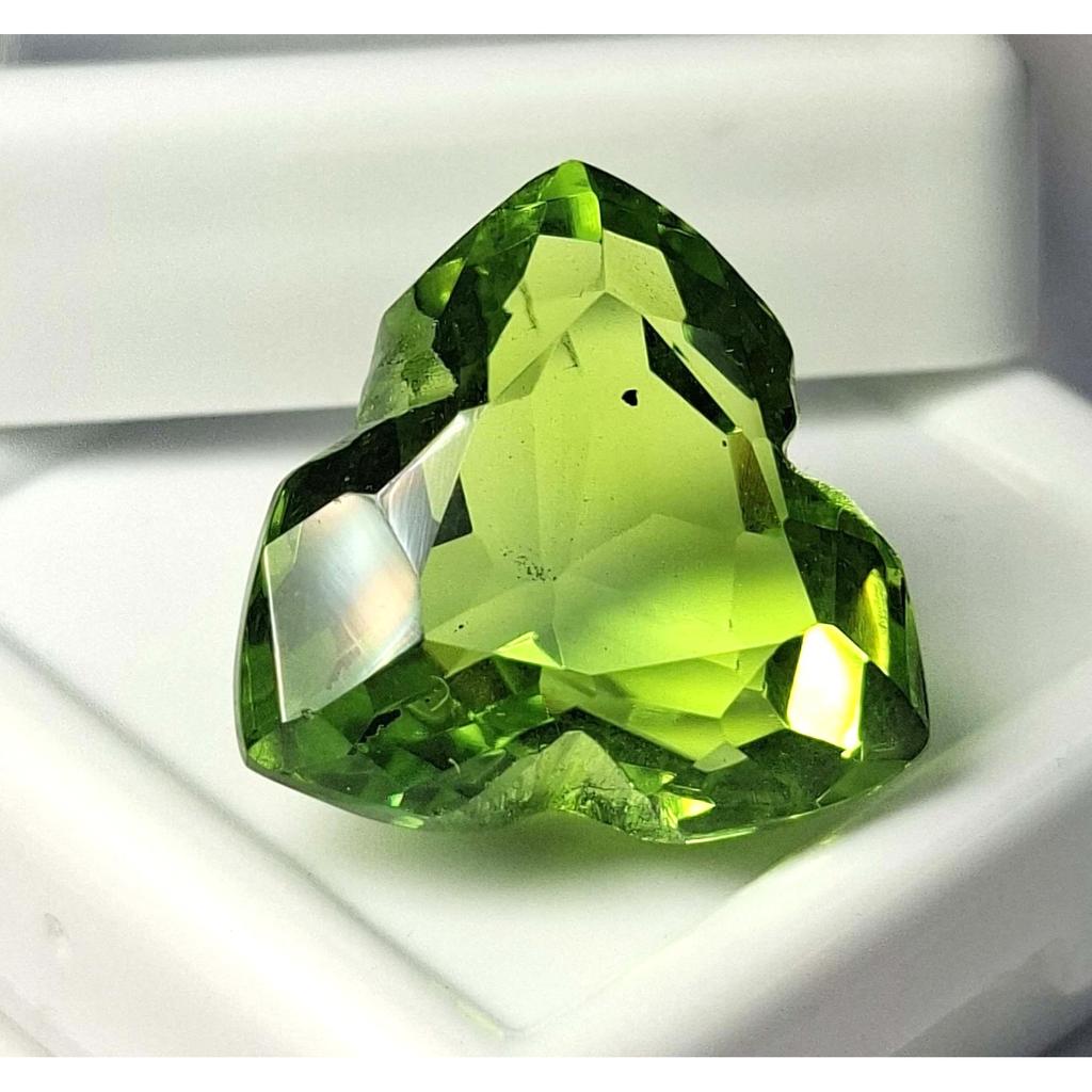 Green Color Peridot Natural 12-14 Ct Fancy Cut Fabulous Certified Gemstone