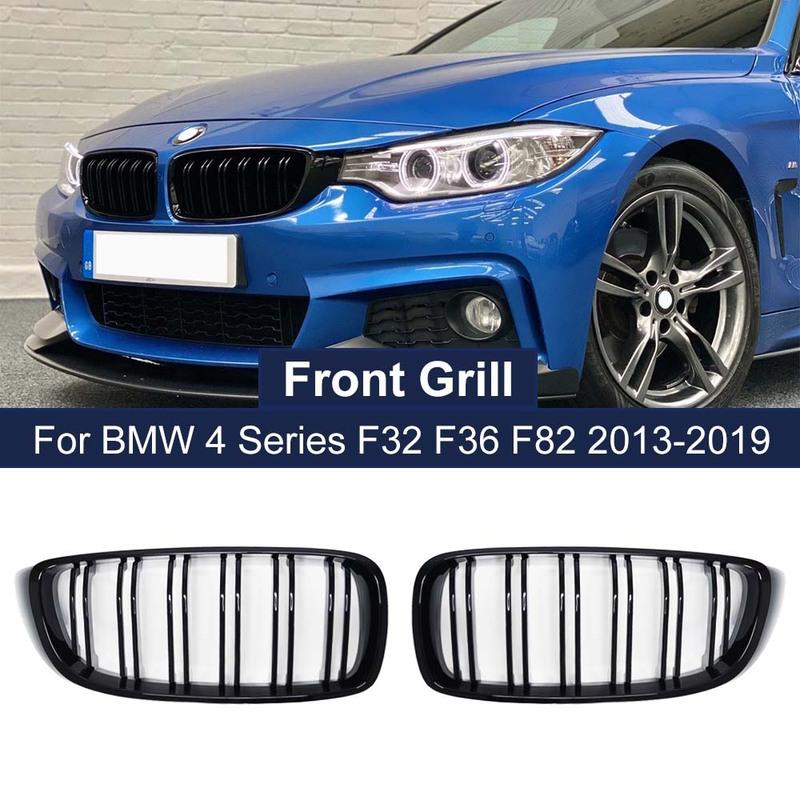Front Grille Hood Grill For BMW 4 Series F32 F33 F36 F80 M4  425I 430I 440I 2013- Racing Grill Glossy Black Replacement Part