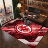 Eintracht Frankfurt Football Print Crystal Velvet Rug, Comfortable Water Absorbent Non Slip Indoor Floor Carpet