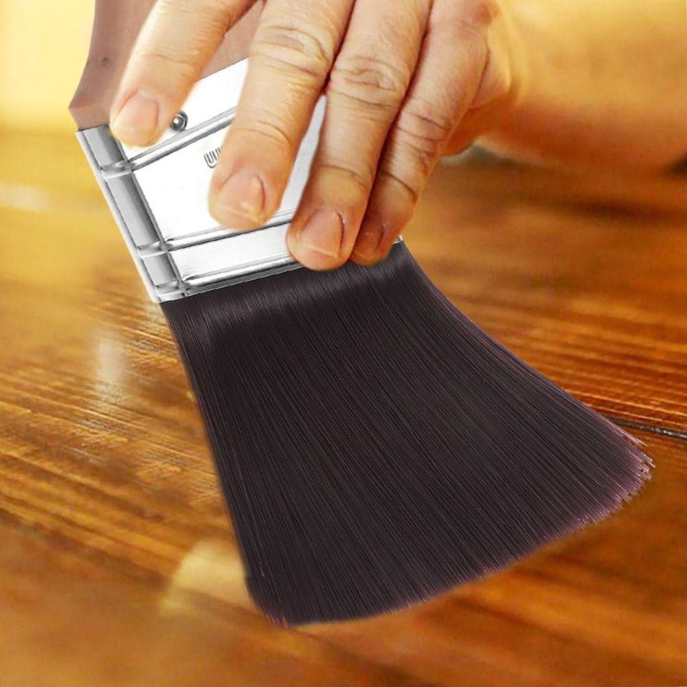 Soft Bristle Angled Wood Handle Brush Cleaning Tool Wall Brushing Tools Paint Brush  Wall Painting