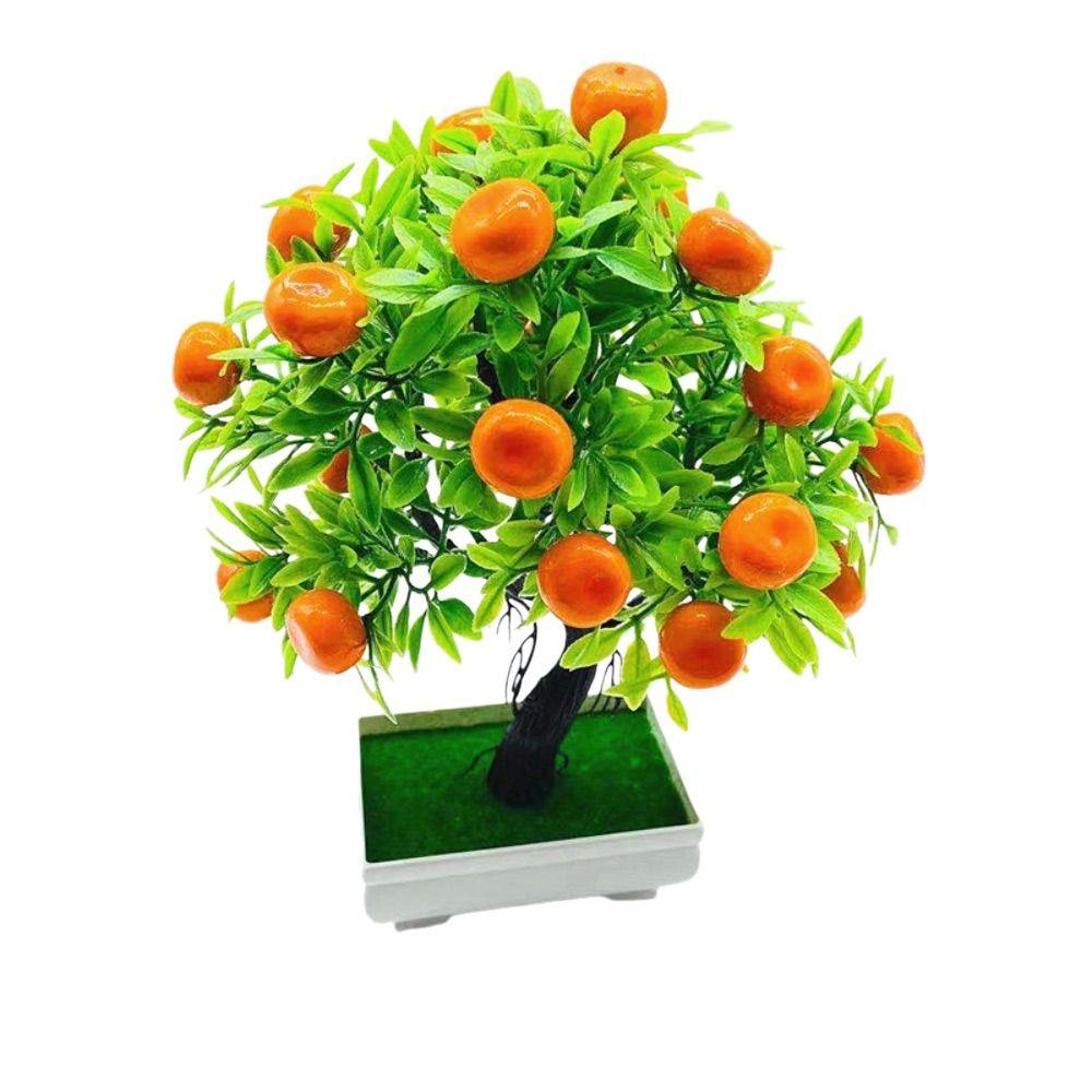 Pomegranate Chili Fruit Tree Potted Multicolor Simulation Plant Potted Home Decoration