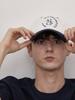 Olinkeompeulliteu Round Logo Ball Cap (Navy & White)