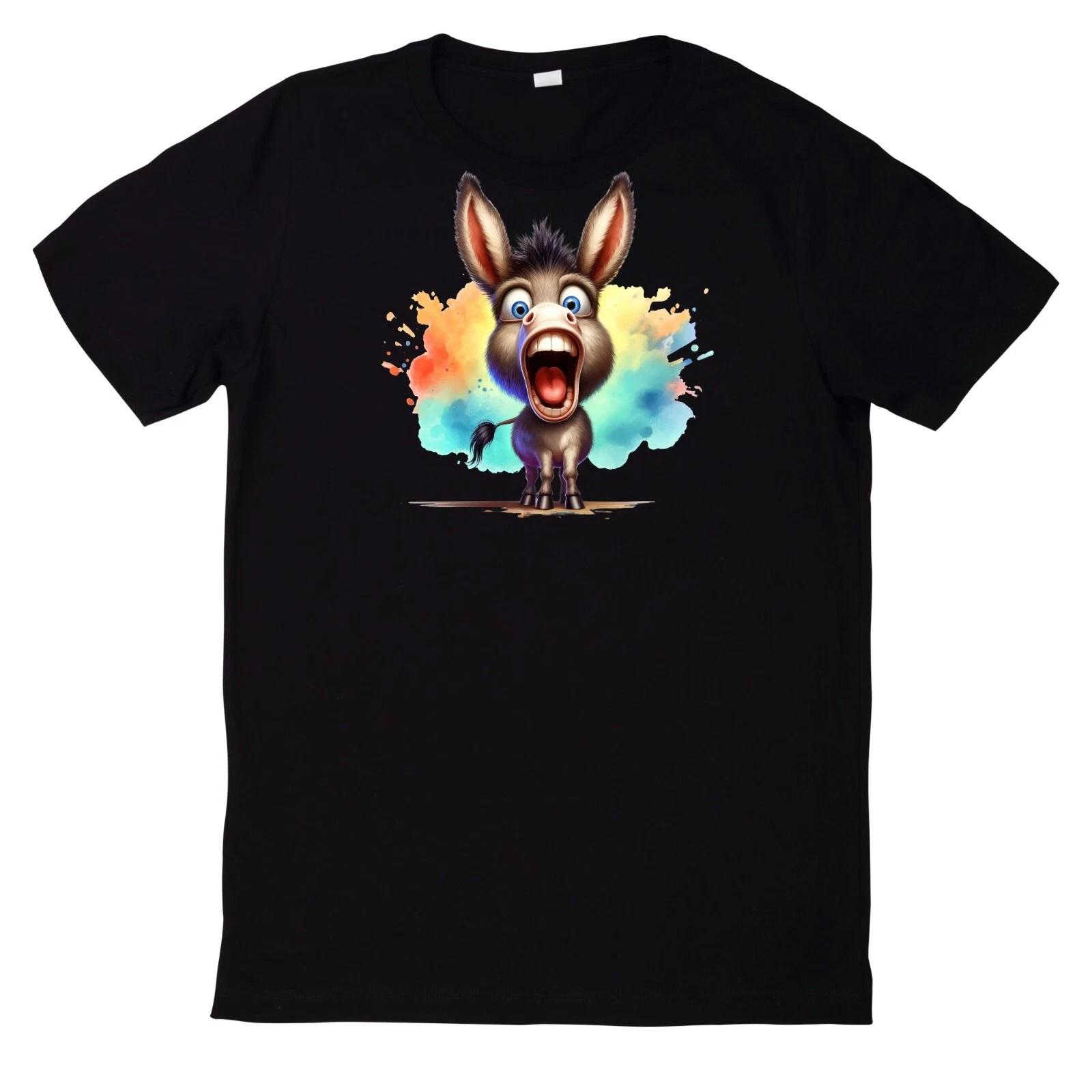 T-Shirt Niedliche lustige Tiergesichter XS