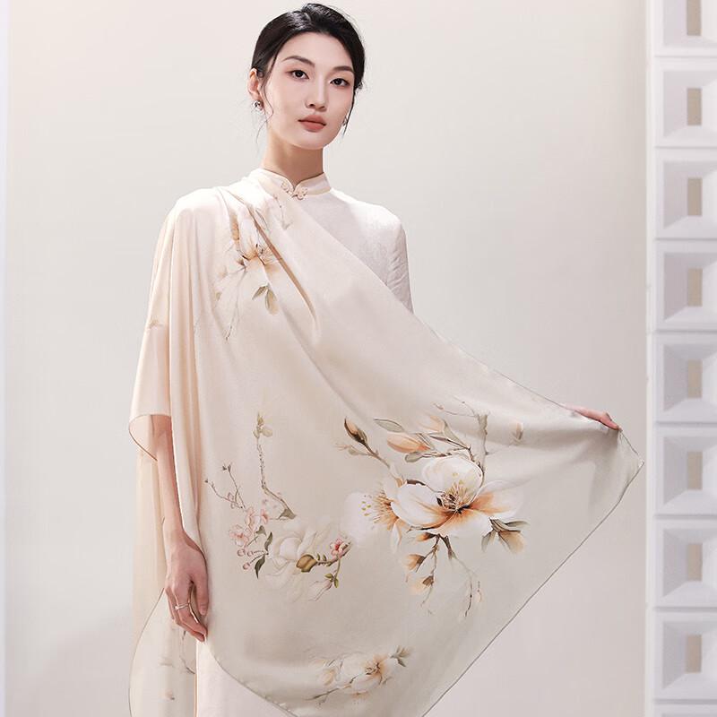 Da Vinci Code Women's Mulberry Silk Scarf & Shawl