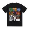 Album DON’T BE DUMB T-shirt Graphic Printing Hip Hop Cotton Tee-shirt Short Sleeve Fashion Trendy Tshirt Hip Hop Streetwear Oversized Tshirt