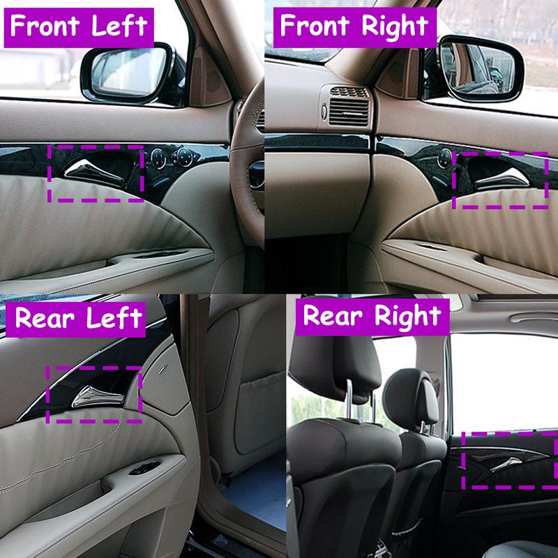W211 W219 1PCS/2PCS Car Front Rear Left Right Chrome Door Pull Handle For Mercedes Benz E CLS Class E320 2117660124 2117660224