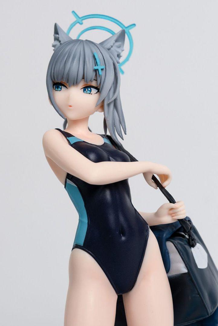 

[USED] Blue Archive Swimsuit with Shoulder Bag, Sand Wolf Shiroko Figure, Height