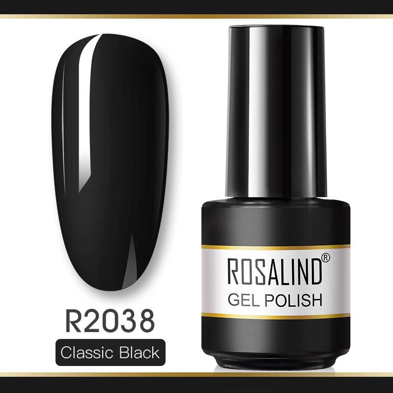 ROSALIND Gel Nail Polish 100 Colors Nail Gel For Design Nails Art 7ml Soak Off Crackle/Neon Luminous Semi Permanent Gel Polish