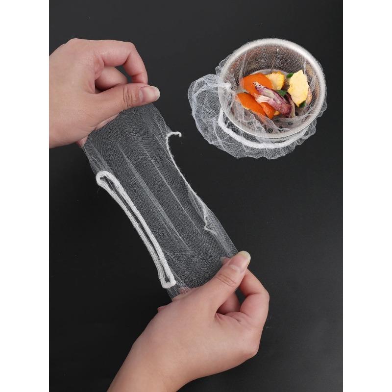 100PCS Disposable Sink Filter Mesh Bags Anti-blocking Sewer Drains Filter Mesh Garbage Bag Strainers Net Kitchen Accessories