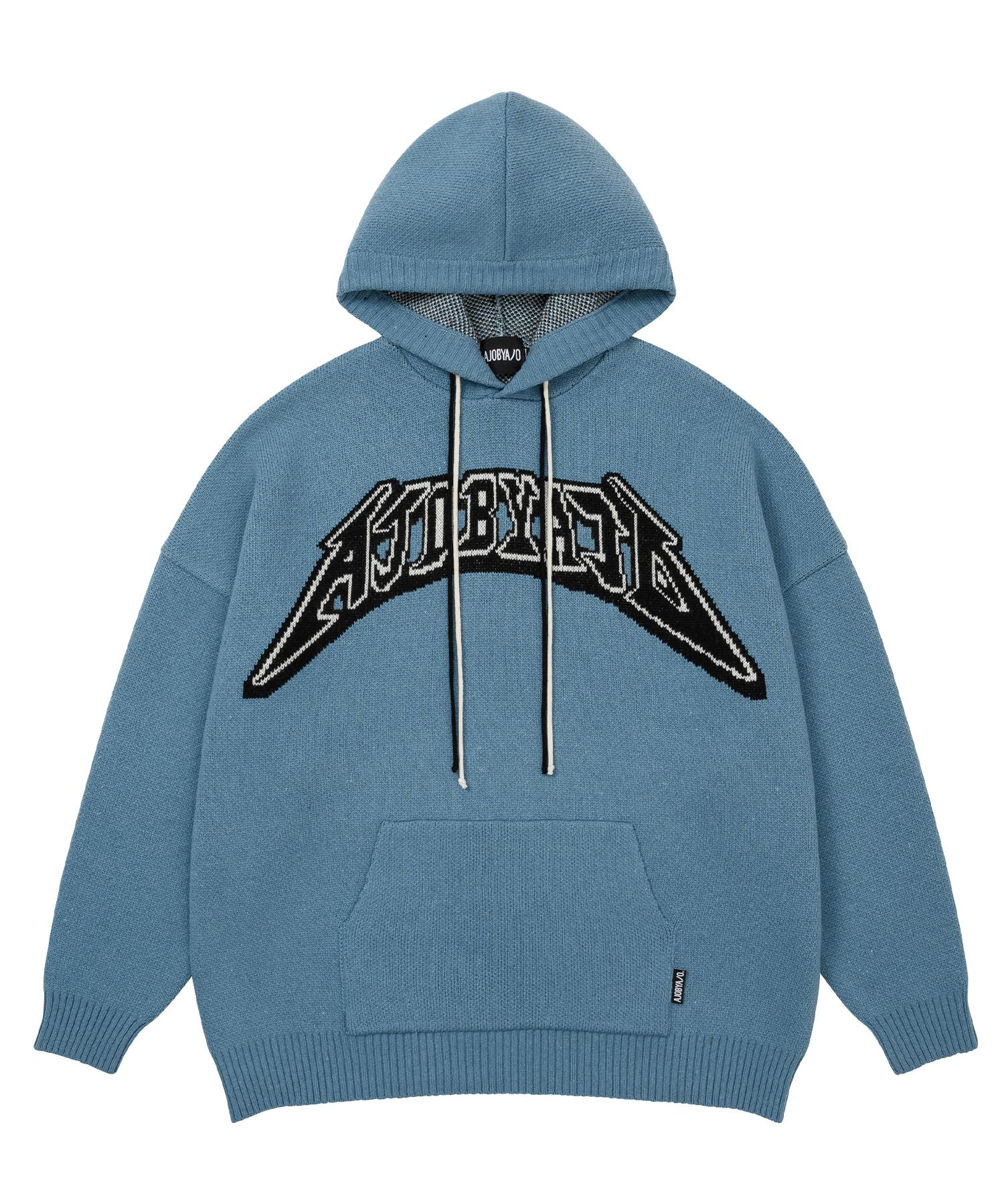 Azo By Azo [Pba] Ajolica Knit Hoodie [Sky Blue] Reference/Relaxed (L)