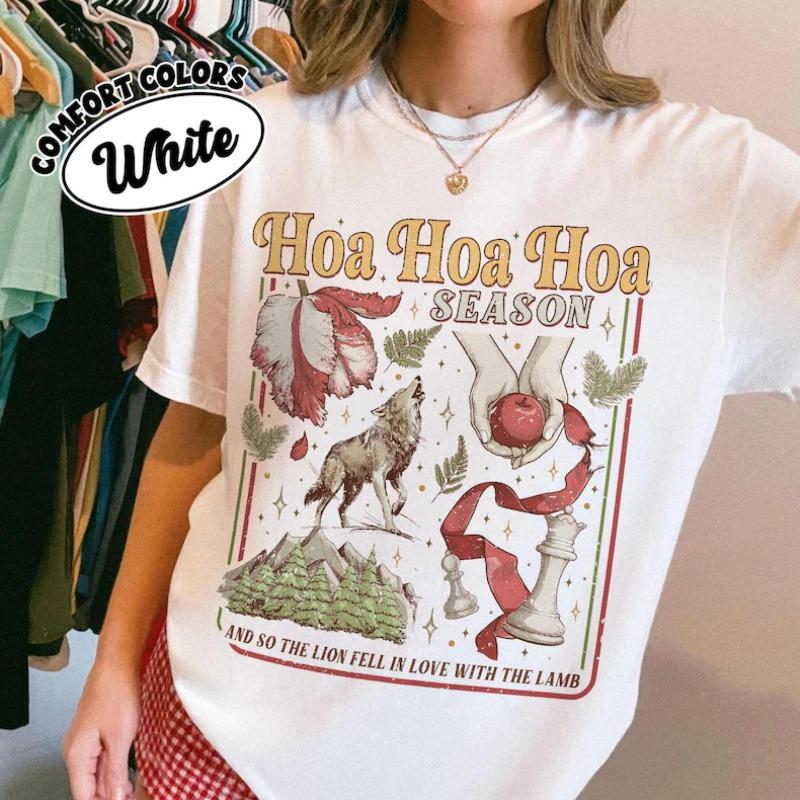 

Twilight Inspired Comfort Color Shirt Hoa Hoa Hoa Season Vampires T Shirt City Of Forks Vampires Wolves Book Lover Gift Tee 4XL