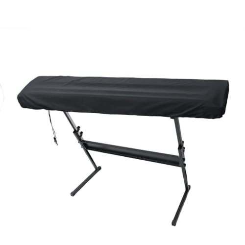 Noelmarket Digital Piano Cover, 61-Key and 88-Key, Dust and Dirt Resistant, Protective Black Keyboard Cover for Yamaha, Casio, Korg, and Roland (88 Ke