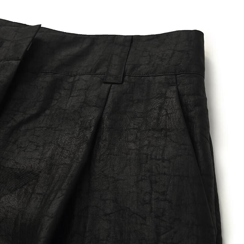 GOELIA Premium Turtle Pattern Xiangyun Silk Straight-Leg Trousers