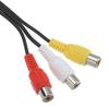 Professional Audio Video Male to Female Audio Cable 3.5mm Jack to 3 RCA AV Cord Adapter Wire