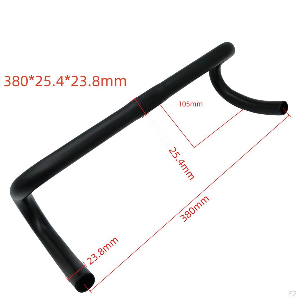 Fixed Gear Bikes Handlebar, Bent Bar Sturdy High Performance Direct Replaces Cycling Accessories